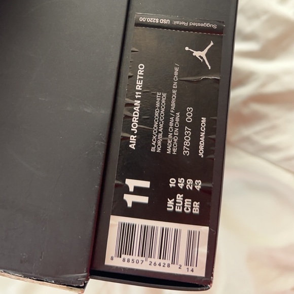 Air Jordan 11 Space Jam size 11 authentic. - Picture 4 of 5